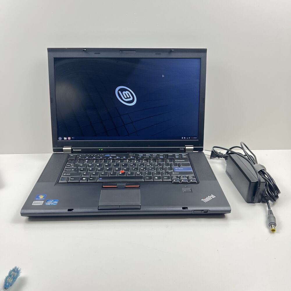 Lenovo ThinkPad T520 Intel i7-2640M 8GB 320GB HDD Linux Mint OS w/ Charger|ELP55